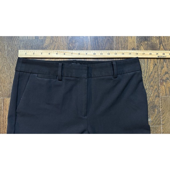 Talbots Barely Boot Dress Pants Black Women's Size 6 (W32xL30) Mid Rise Stretch - Picture 6 of 10